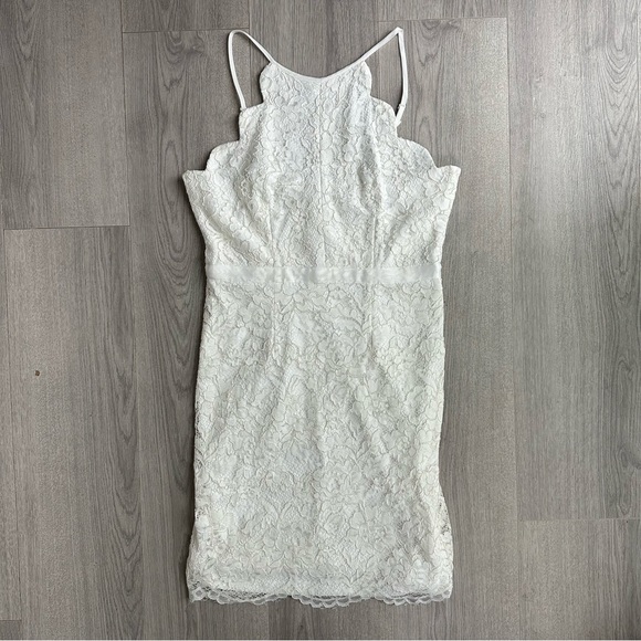 Lulus Vallene White Lace Sleeveless Dress - Picture 4 of 8